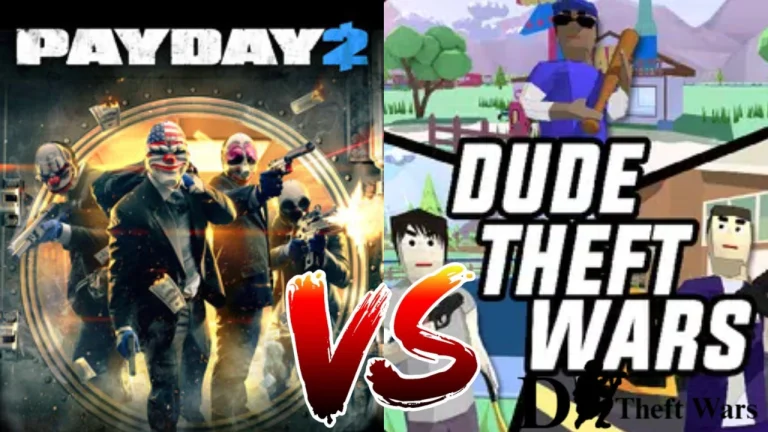 Payday 2 vs Dude Theft Wars Mod Apk